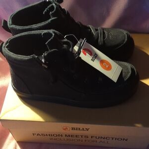 Billy Kids Black Shoes